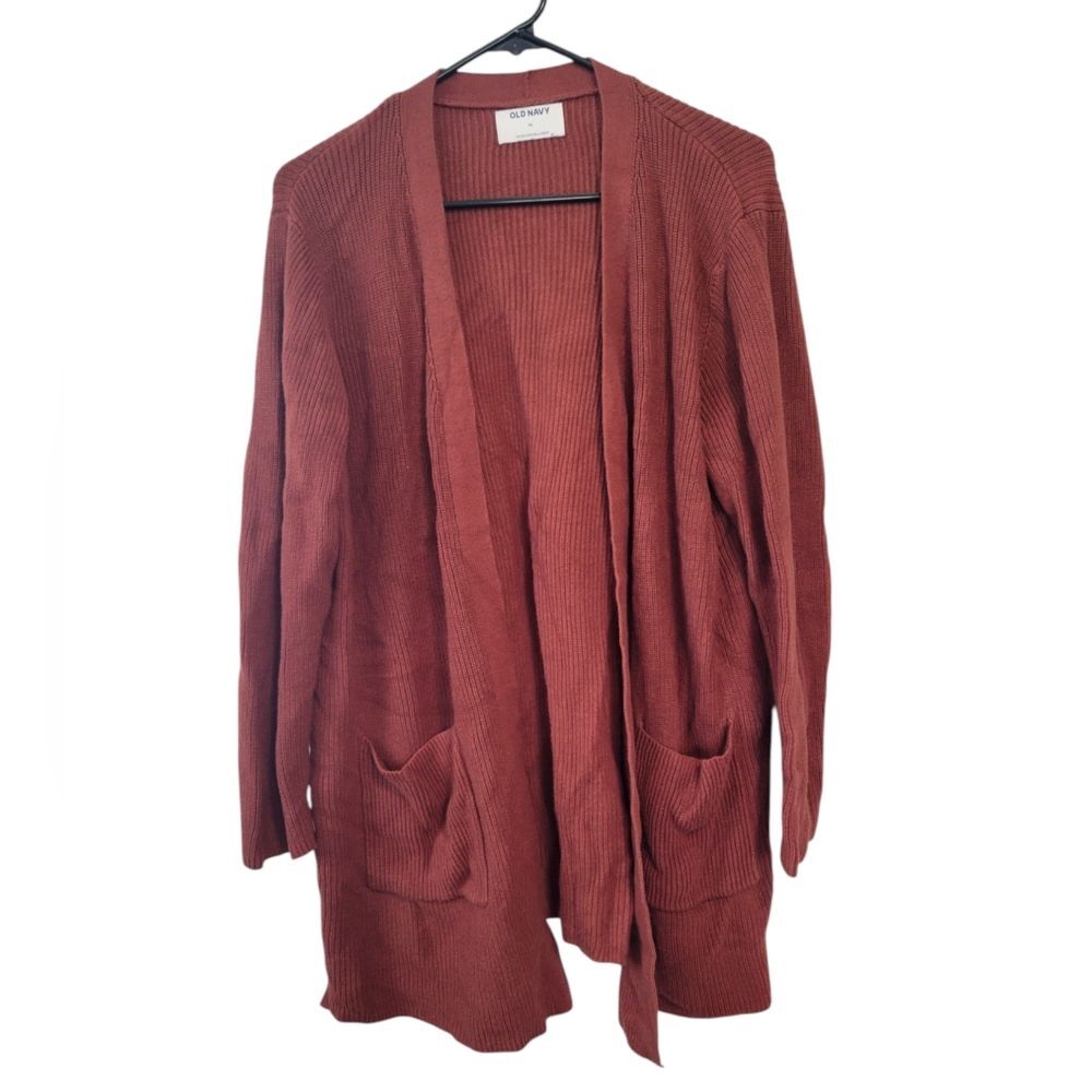 Old Navy Long Line Ribbed Cardigan Sweater In Dateline Size XL